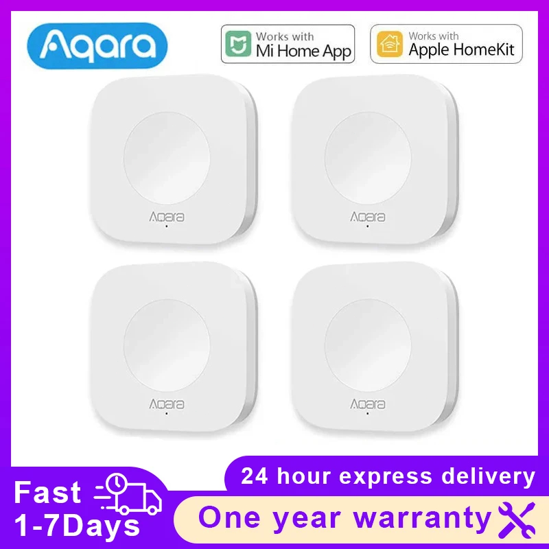 Smart Home Xiaomi Hub - Aqara-Mini interrupteur sans fil pour capteur