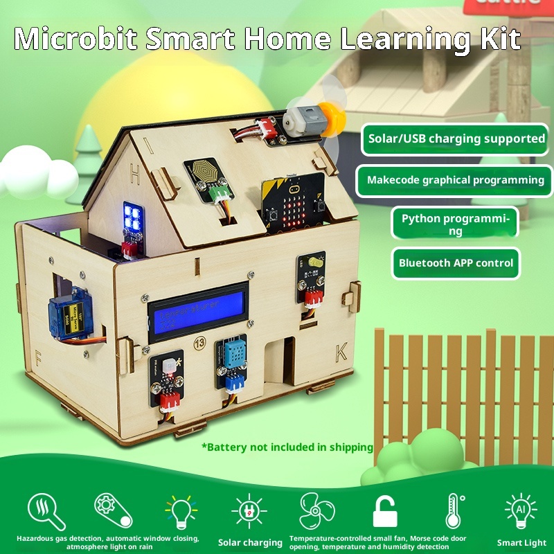 Smart Home Micro Bit - Microbit IOT Kit d'apprentissage à domicile