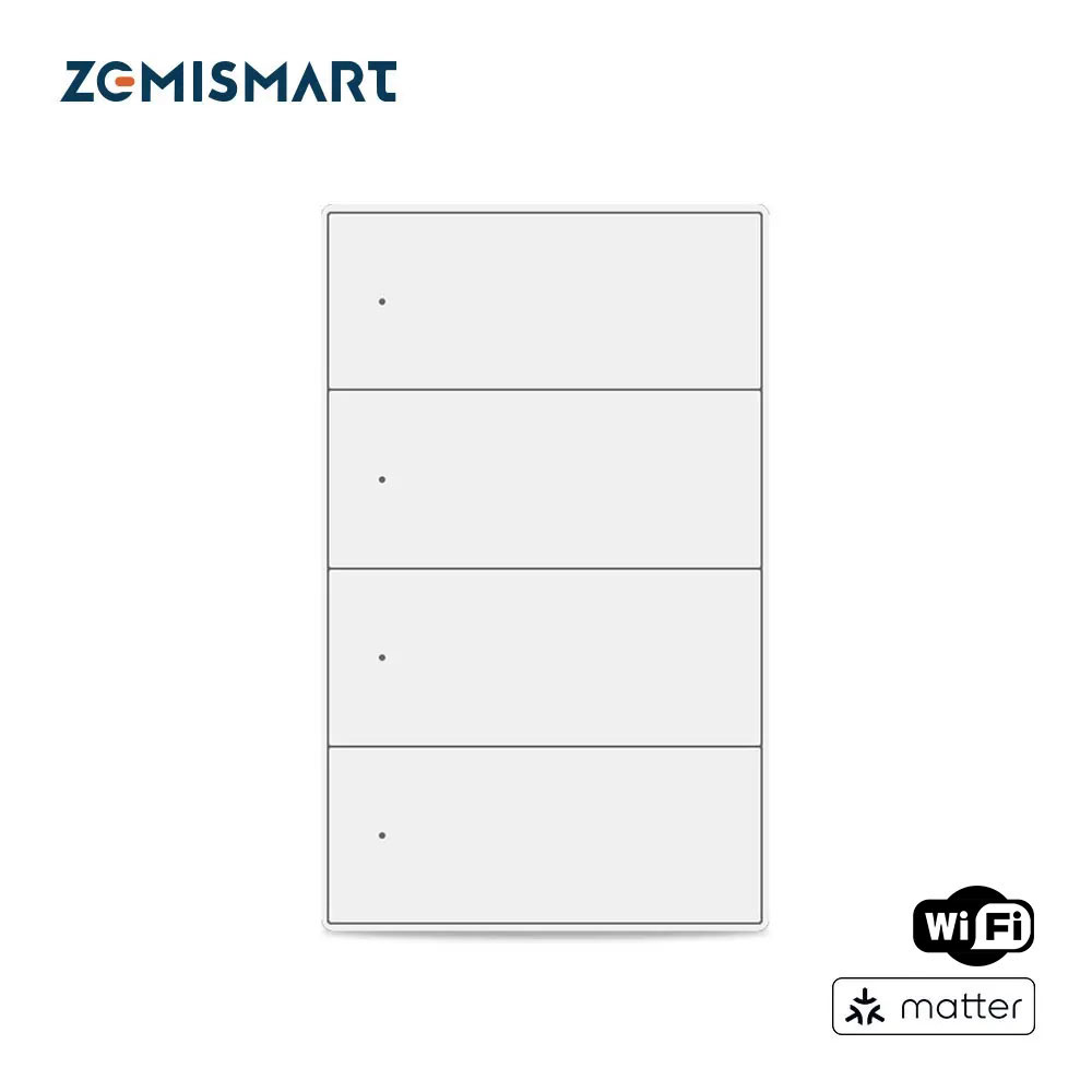 Smart Home Orvibo - Zemismart Matter-Joli d'éclairage mural intelligent, interrupteurs