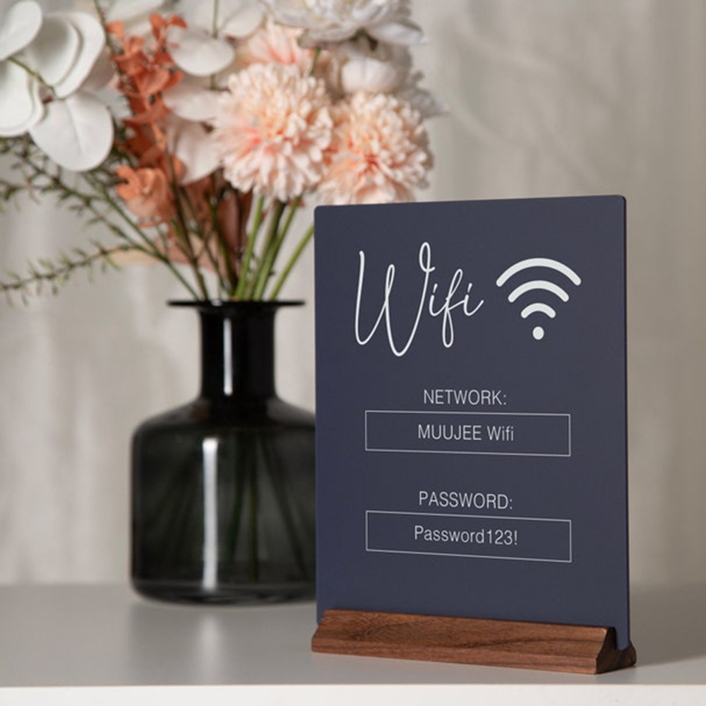 Airbnb Smart Home - Panneau de Table en acrylique avec