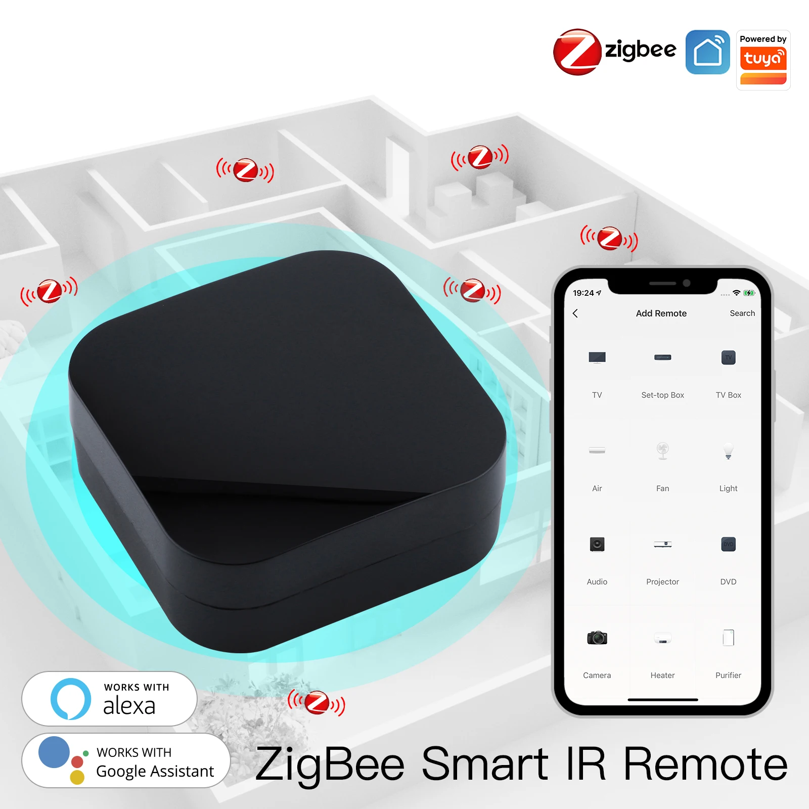 Zigbee-Télécommande IR sans fi - Smart Home Orvibo avis et prix