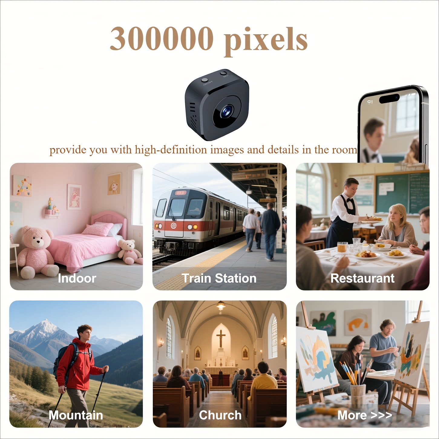 1080P HD Mini caméra WiFi sécu - Smart Home Camera avis et prix