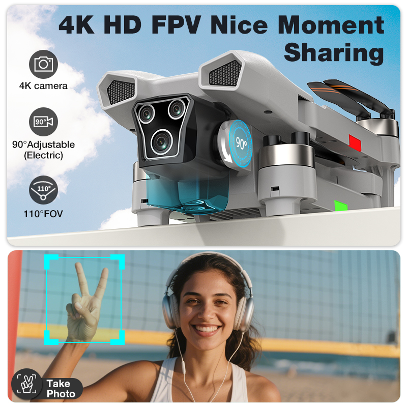NOUVEAU Drone L017 Pro Brushle - Smart Home Camera avis et prix